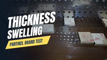 Particle Board Test Thickness Swelling - Particle Board by RPI