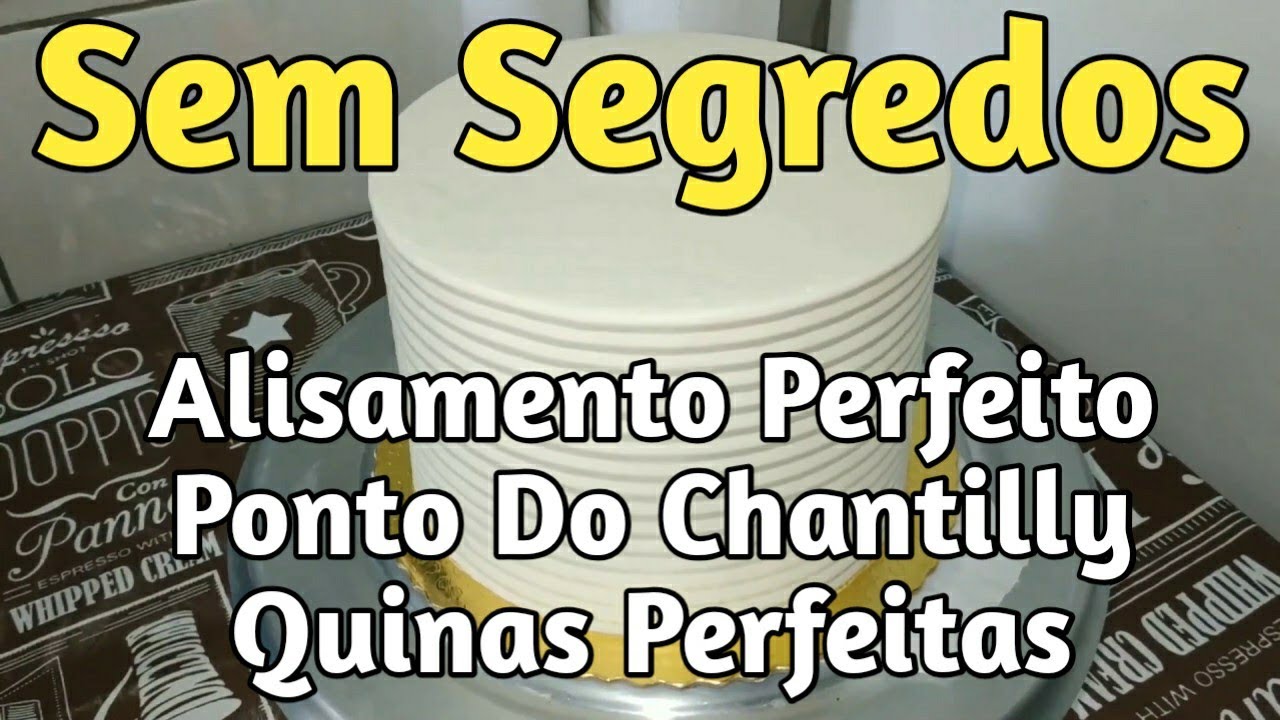 Aprenda Alisar Bolo Sem Segredo