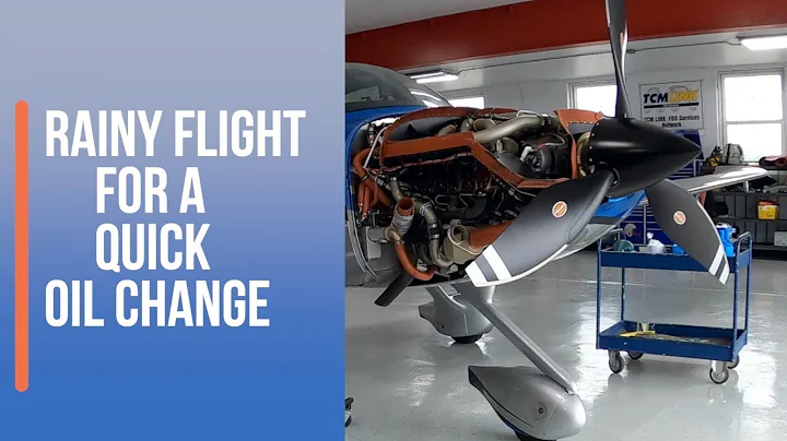 Rainy Flight For a Quick Oil Change