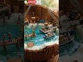 🥥 Tiny Workers Built a Harbor Inside a Coconut🚢 The Secret Coconut Lagoon Construction Project