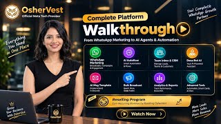 Complete OsherVest Platform Walkthrough 🚀 | WhatsApp Marketing | OsherVest