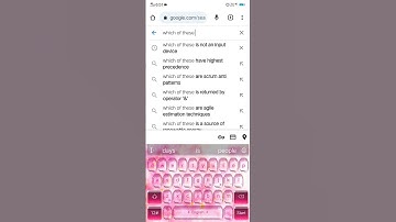 which of the these is not  an input device?