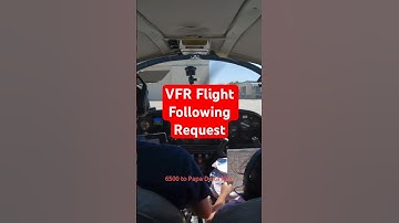 VFR-vlucht op verzoek met toren op de grond!