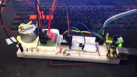 Pic16F676 Part 10 C programming Basic  28BYJ-48 stepper motor control Version 2