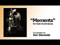 Moments for solo contrabass by don giannatti