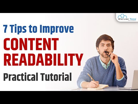 Readability Tutorial: How to Improve Content Readability for Article, Blog, Website?