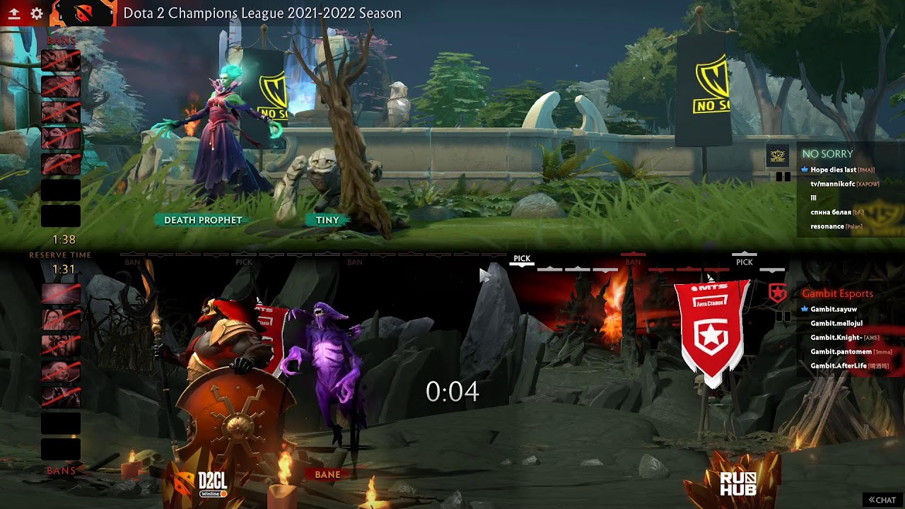 [ENG] Gambit vs No Sorry - D2CL S9  -  !Discord !Stake