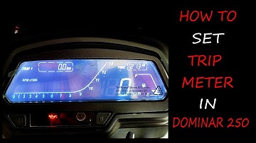 TRIP METER SET IN DOMINAR 250 BS6 2021 | DOMINAR 250 TRIP SETTINGS | D250| DOMINAR TRIP || VLOG - 63