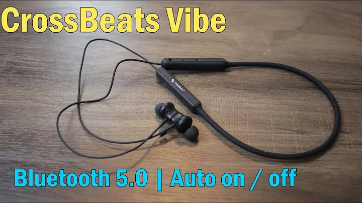 CrossBeats Vibe review Bluetooth Headset with Mic, Neckband, auto ON/OFF