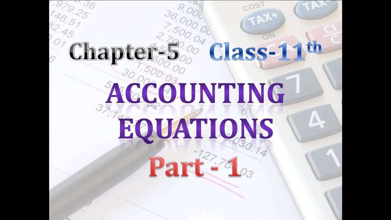 assignment on accounting equation class 11