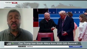 Donald Trump bars South Africa from G20 Summit