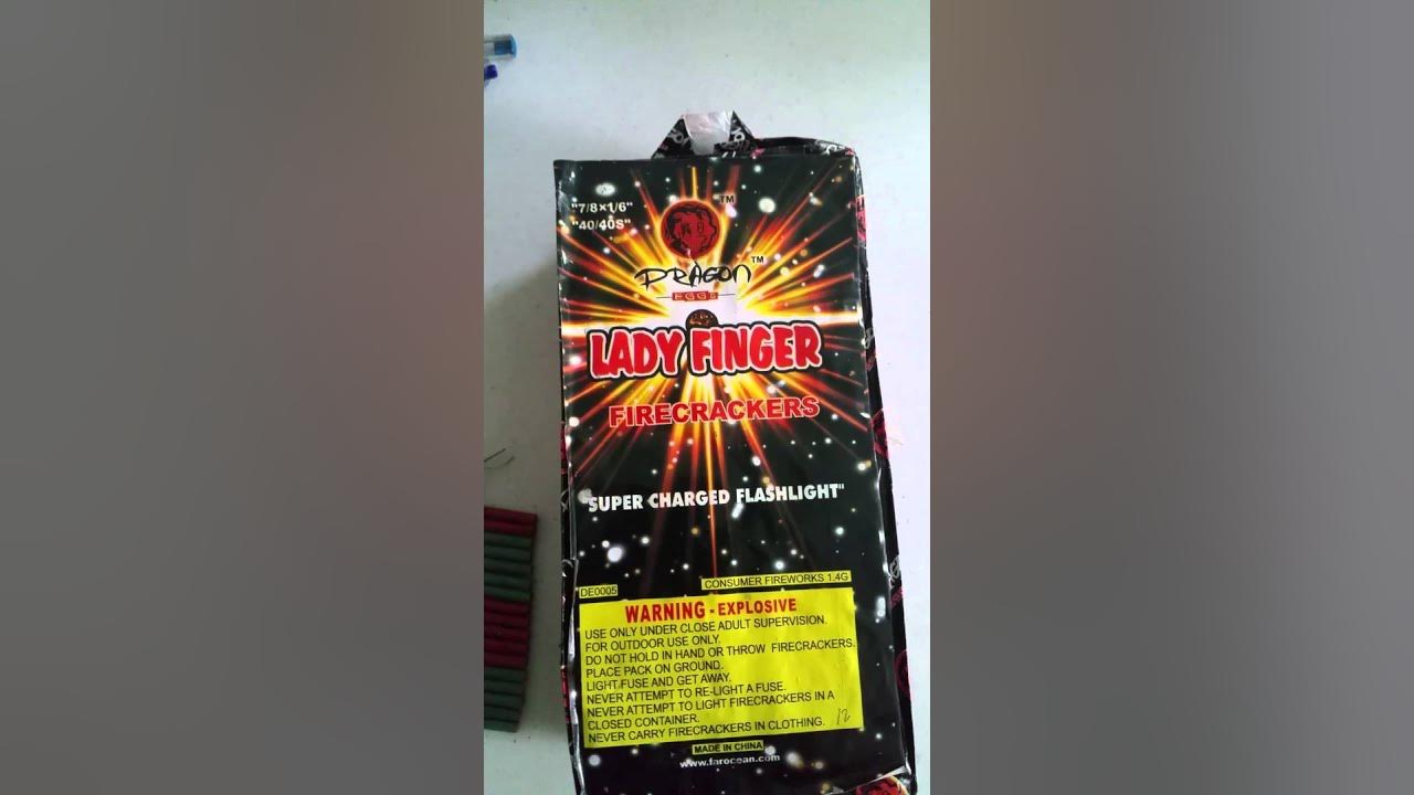 Dragon Egg Lady Finger FirecrackerReview/Demo from Bada Boom Fireworks