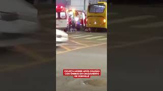Ciclista morre após colisão com ônibus em cruzamento de Joinville