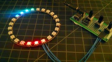 Hardware "AJAX Loader" using an Attiny85, 3 potentiometers and a 24 RGB LED ring