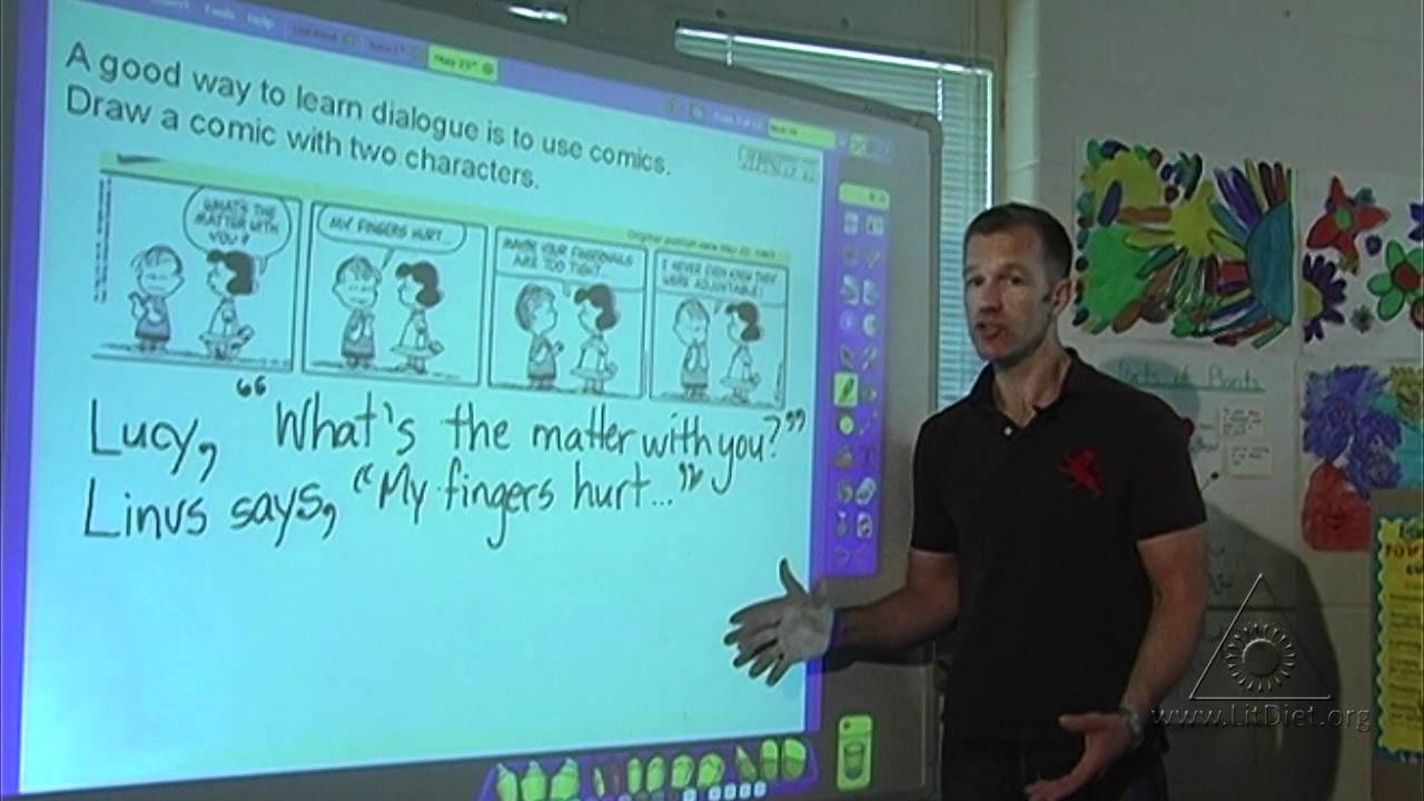 Complete a Comic!: Promoting the Correct Use of Quotation Marks - YouTube