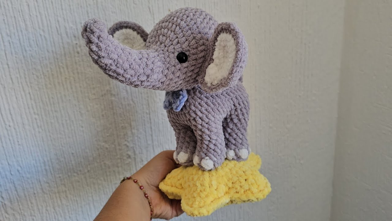 Elefante 🐘 Amigurumi Crochet Ganchillo, Tutorial Explicado Paso a Paso - Parte 1