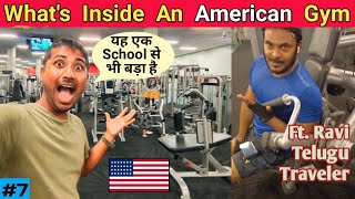 Biggest Gym I Have Ever Seen🇺🇲. How Much For Membership? Ft @RaviTeluguTraveller #indianinusa