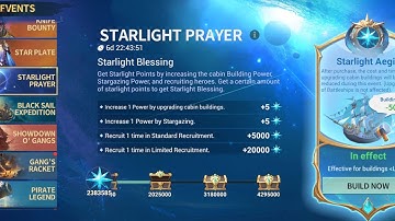 Starlight Prayer. Cabin Upgrades. Tutorial Part 3. - Sea of Conquest - SOC - 