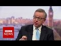 Michael Gove: EU 'needs to think again' - BBC News