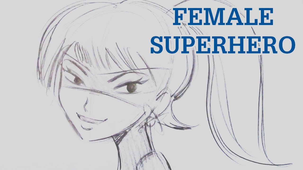 How To Draw A Female Superhero Body Step By Step