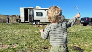 FULL TOUR of the Camper We’ll be Living in While we Build our Homstead!