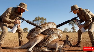 Animal rescue stories: Rescue mother kangaroo from giant python attack