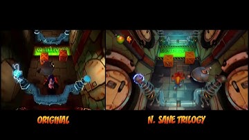Cortex Power Comparison - Original vs Crash Bandicoot N. Sane Trilogy trailer