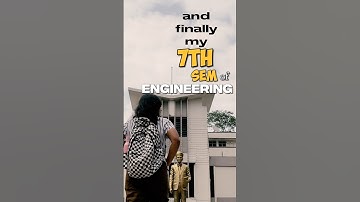 Done with 7th sem of Engineering ✨ #lastsemester #collegelife #engineering