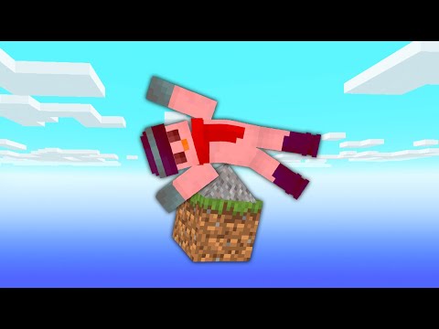 【マイクラ】1週間「掘ると死ぬ1ブロック」の世界でサバイバル生活してみた結果！？
