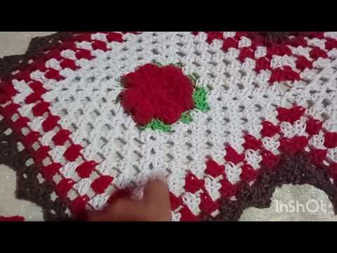 🎆🌹Crochet Production // Table Runner and Paper Holder🌹🎆