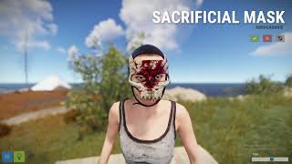 Rust Sacrificial Mask - Metal Facemask Skin (No Glow)