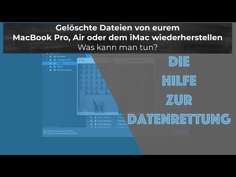 Gelöschte Dateien von eurem MacBook Pro, iMac oder MacBook Air wiederherstellen - Was kann man tun?