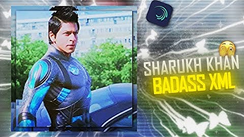 Sharukh Badass Edit 🥵 | Want Preset ? | Alight motion Edit XML |like Ae inspired
