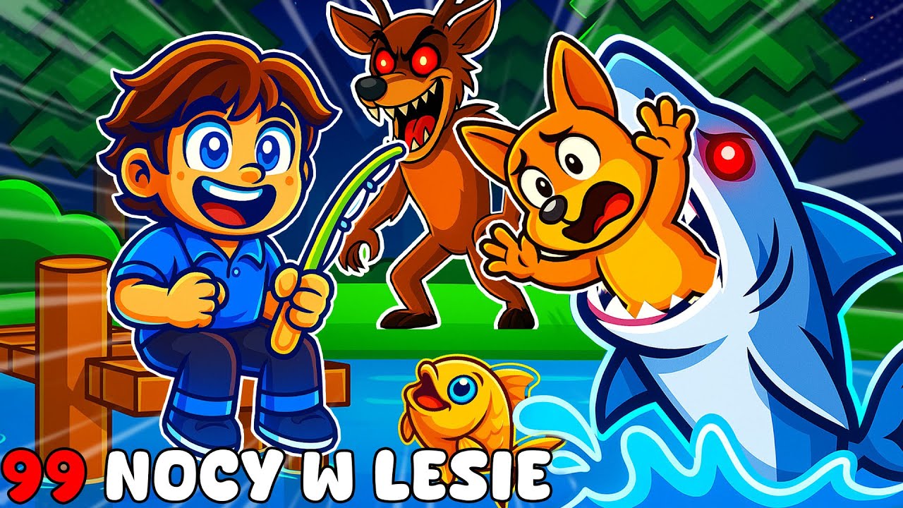 ZŁOWILISMY REKINA w NOWYM UPDATE! w 99 NOCY W LESIE w ROBLox!