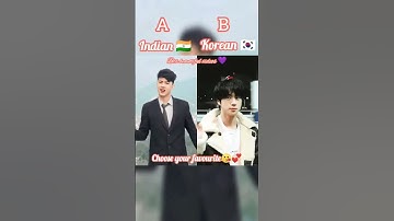 choose your favourite ?A( INDIAN JIN) B(KOREAN JIN) #v #jin #jimin #blackpink #kpop #army #btsv