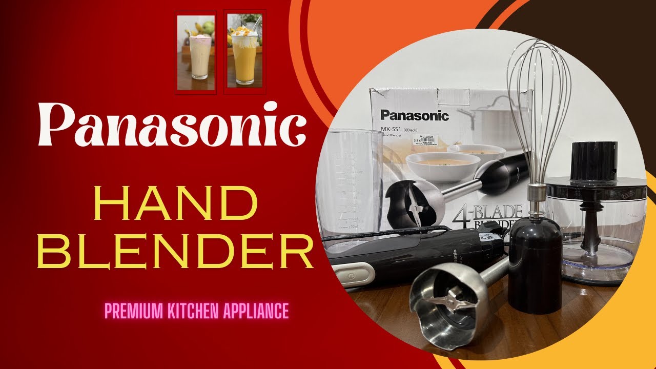 Panasonic Stick/Hand Blender MXSS1. Review and Testing. This will