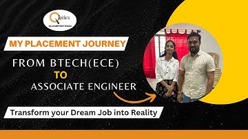 My Placement Journey from BTech (ECE) to Associate Engineer  | QSpiders Old Airport Road