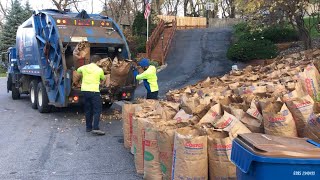 Garbage Truck vs. 100 Bags