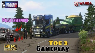🔴Police checkpoint | alps mountains | overload trailer | Truckers of europe 3 gameplay in ultra HD