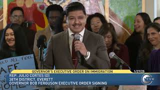 Rep. Cortés' remarks at Gov. Ferguson's exec. order on immigration signing ceremony.