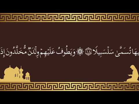 تلاوة خاشعة سورة الإنسان للقارئ أحمد خضر قرآن كنوز قرآنية Quran Islam Islamic Islamicvideo 