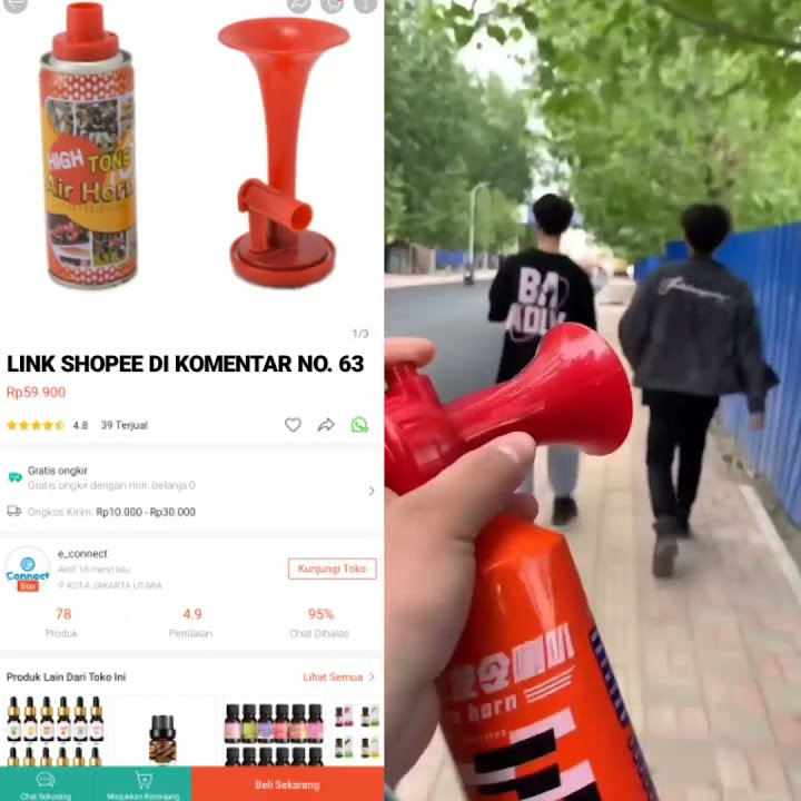 TEROMPET NYARING BUAT PRANK TEMEN