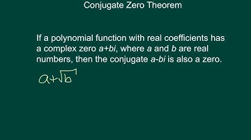 Conjugate Zero Theorem