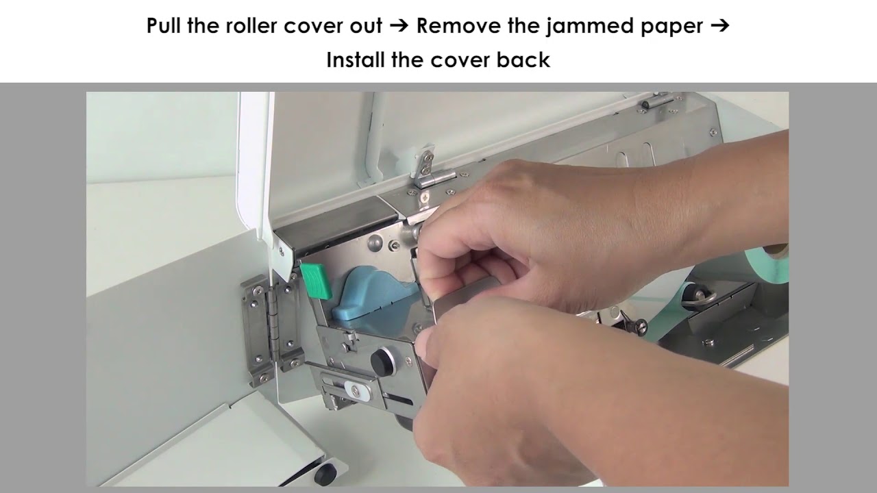 How to troubleshoot Godex GTL-100 auto labeling machine. - YouTube