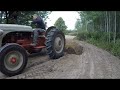 Ford 8N Tractor & Backblade - Field Land Clearing Project Part 5: Building The Access Road