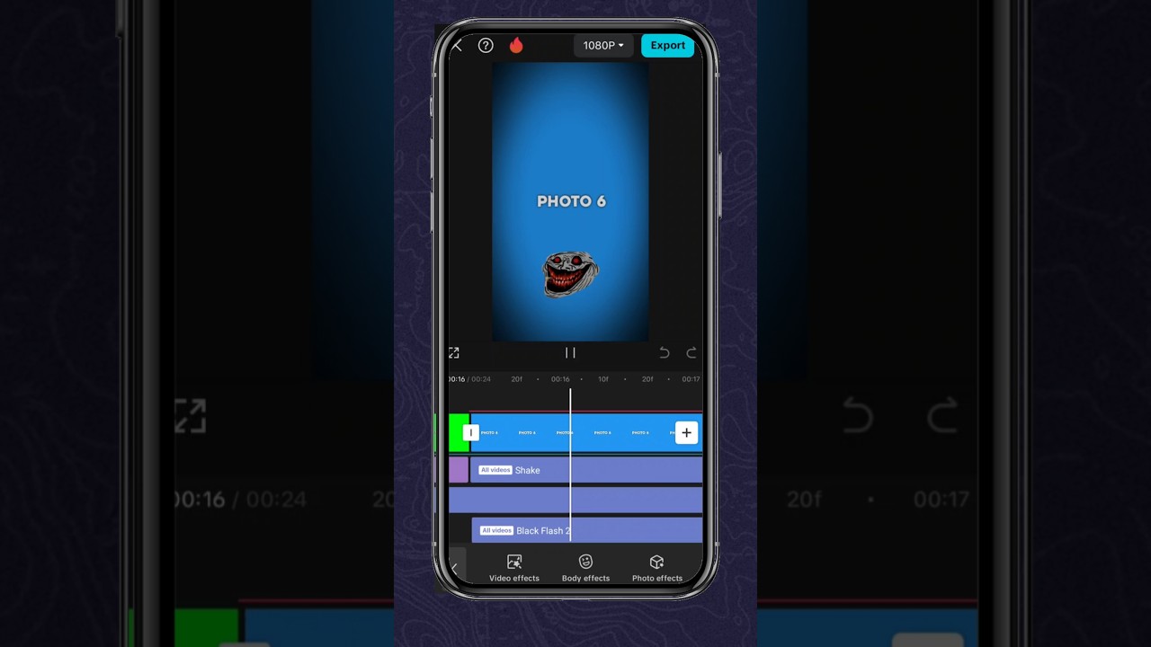 NEXT (SLOWED REVERSE) Trending face troll template in capcut 