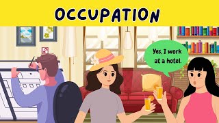 ENGLISH CONVERSATION PRACTICE || TALKING ABOUT OCCUPATION || LISTENING PRACTICE || WITH FUN ACTIVITY