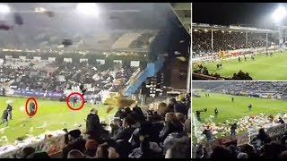 Football fans hold up football match for one very good Reason screenshot 5