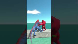 Red Goro vs Spinosaurus ARBS Battle