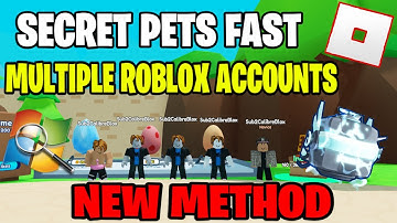 *NEW METHOD* How To Grind Secret Pets FAST Using Multiple Roblox Accounts! | Roblox BGSI